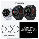 Garmin - Fenix 8 - Sporthorloge - Whitestone - AMOLED Glas