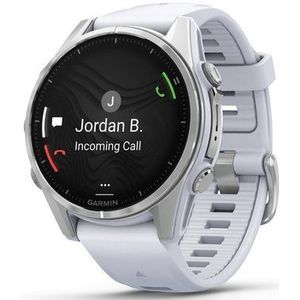 Garmin fēnix 8 - 43mm - AMOLED Multisport Smartwatch - Zilver/Wit