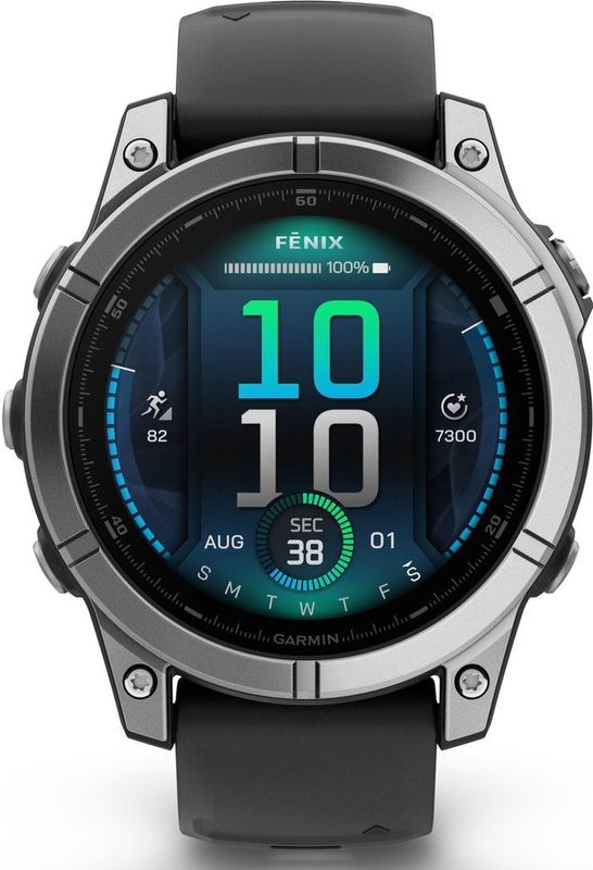 Garmin - fenix E - Multisport Smartwatch - Donkergrijs/Zwart - 10ATM Waterdicht