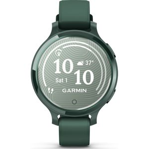 Garmin Lily 2 Active - Kleine en elegante smartwatch met geïntegreerde GPS - Jasper Green met dennengroene siliconen armband