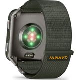 Garmin - Venu X1 - Smartwatch - Groen - AMOLED-display - Titanium Achterkant
