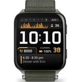 Garmin - Venu X1 - Smartwatch - Groen - AMOLED-display - Titanium Achterkant
