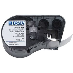 Brady MC-375-461-AW gelamineerde polyester labels 9,53 mm x 7,62 (origineel)