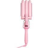 Mermade Pro Mini Hair Waver Haarkrultang Roze Wafeltang GolvenKrultang 25mm Pink