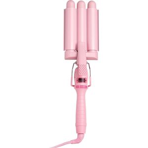 Mermade Pro Mini Hair Waver Haarkrultang Roze Wafeltang GolvenKrultang 25mm Pink
