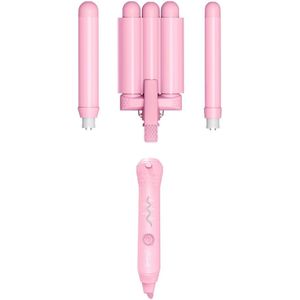 Mermade Interchangeable Style Wand - Krultang - Pink / roze