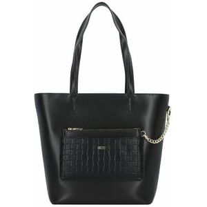 DKNY Simona Shopper Tas Leer 25 cm blk-gold