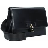 DKNY Dames Palmer Bag in Smooth Leather Crossbody, zwart/goud