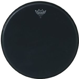 Remo BX-0814-10 Emperor X Black Suede 14 inch snaredrumvel dot