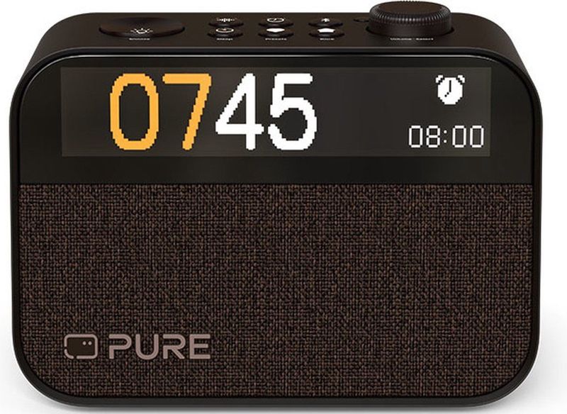 Pure Moment - Ambient Slaapgenoot - Koffiezwart - DAB+ en Bluetooth 5.3