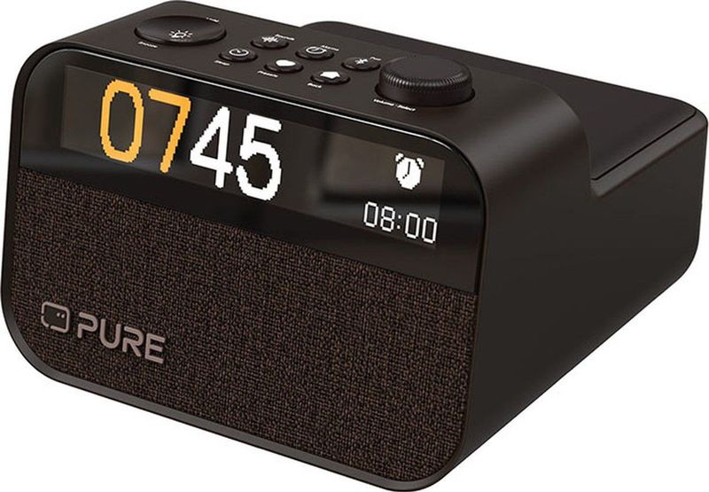 Pure Moment Charge - Tuners - Koffiezwart - DAB+ - FM - Bluetooth 5.3