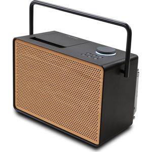 Pure - Evoke Play - Muzieksysteem - Koffiezwart - Houten Rooster