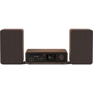 Pure Stereo Classic Zwart/Walnoot