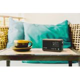 Pure Classic Mini - Draagbare Digitale Radio - Coffee Black/Walnut - Bluetooth 5.3