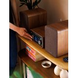 Pure Acoustics - Classic Mini Stereo Set - Bruin - CD-speler - FM/DAB+-radio - Bluetooth