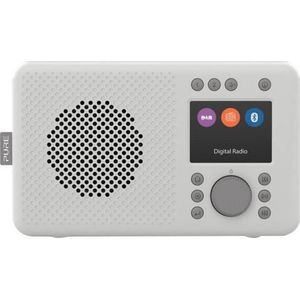 Pure Elan - DAB+ Radio - Portable FM en DAB Radio - Grijs - Bluetooth