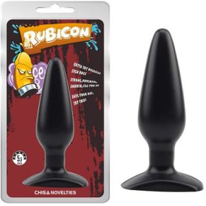 CHISA - Butt Plug Rubicon 13.5 X 4.5 Cm Black