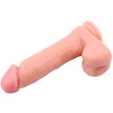 Dildo met zuignap Korver 21.5 cm x 4.3 cm - beige