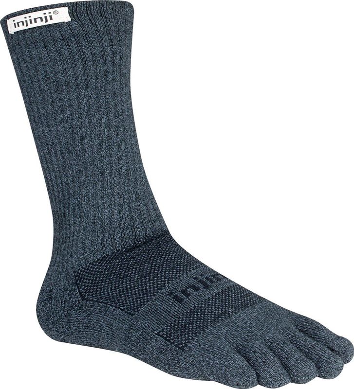 Injinji Trail Midweight Crew Coolmax 213170 granite