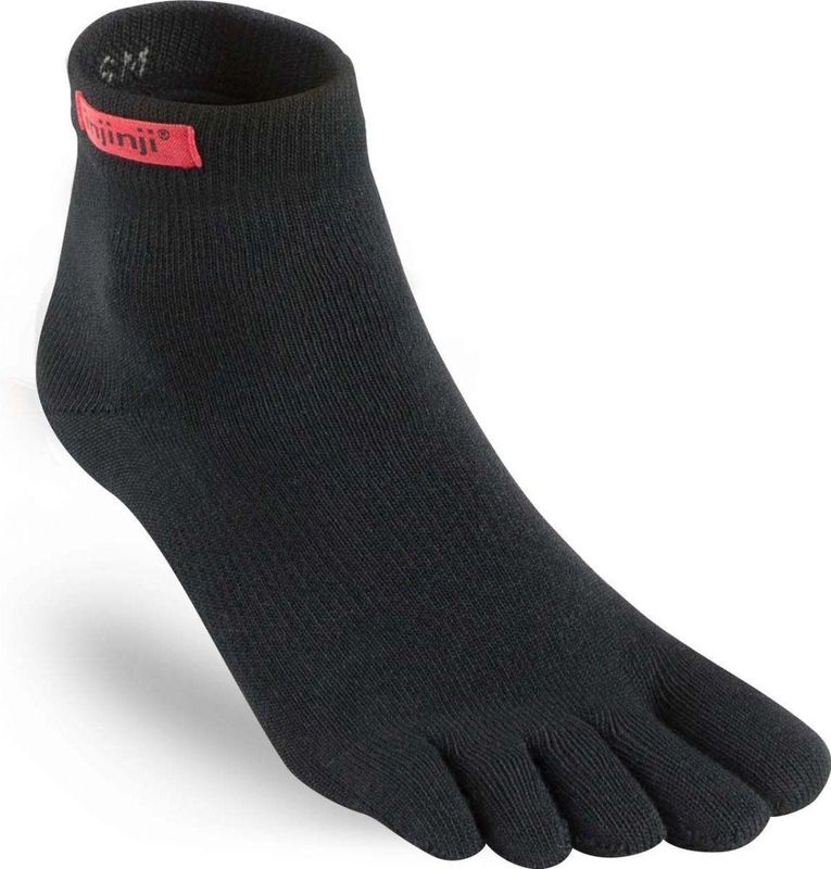 Injinji - Original Weight Mini-Crew - Sportsokken - Zwart - COOLMAX EcoMade