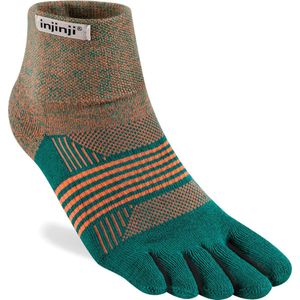 Injinji - Women's Trail Midweight Mini-Crew - Groen - Sportsokken