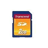 Transcend - Flash Memory Card - 2GB - SDHC - MLC - Leessnelheid 20 MB/s, Schrijfsnelheid 13 MB/s