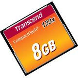 Transcend - TS8GCF133 - Flashgeheugen - 8 GB - CompactFlash - MLC