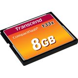 Transcend - TS8GCF133 - Flashgeheugen - 8 GB - CompactFlash - MLC