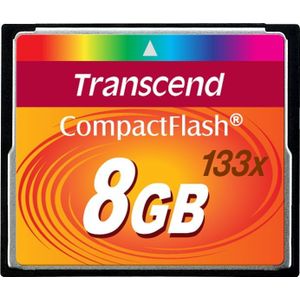 Transcend Flash Memory Card 8gb Compactflash Mlc