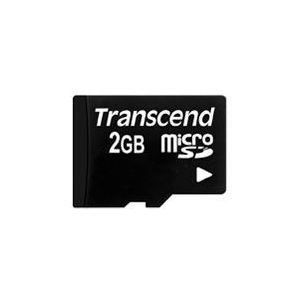 Transcend TS2GUSDC micro SD, 2GB  no box & adapter