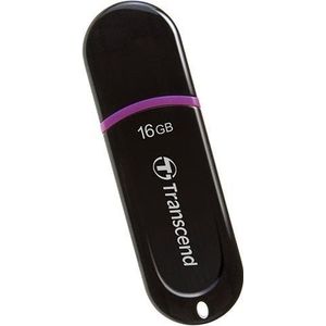 Transcend JetFlash 300 16 GB LED USB 2.0 Black/Pink