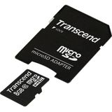 Transcend - TS8GUSDHC10 - Geheugenkaart - 8GB - MicroSDHC Class 10