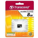 Transcend TS8GUSDC4 micro SDHC4, 8GB NoBox & Adapter