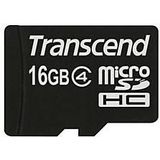 Transcend - microSDHC - Geheugenkaart - 16GB - Class 4