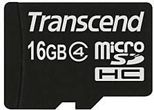Transcend - microSDHC - Geheugenkaart - 16GB - Class 4