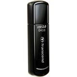 Transcend JetFlash® 350 USB-stick 64 GB Zwart TS64GJF350 USB 2.0
