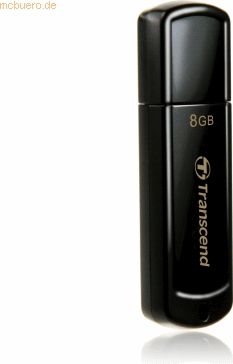 Transcend JetFlash 350 - USB Stick - Zwart - 8 GB - USB 2.0