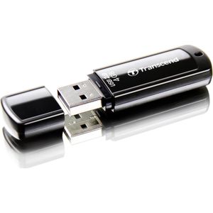 Transcend - JetFlash 350 - USB-stick - Zwart - 4 GB