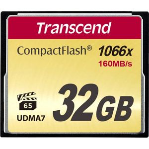 Transcend - 1000x - Compactflash Geheugenkaart - 32GB - UDMA 7, VPG 65