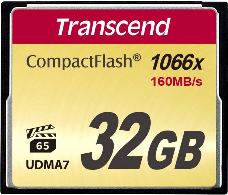 Transcend - 1000x - Compactflash Geheugenkaart - 32GB - UDMA 7, VPG 65