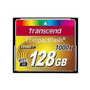 Transcend - 1000x - Compactflash Geheugenkaart - 128GB - UDMA 7, VPG 65