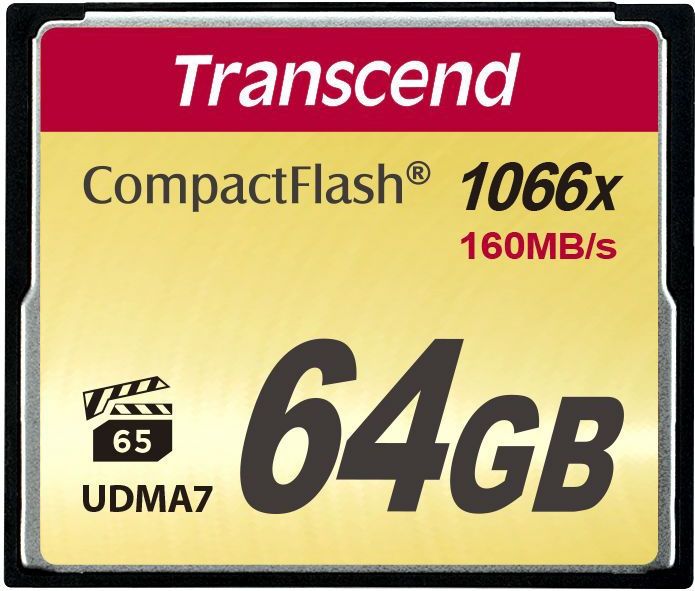 Transcend - CompactFlash 1000x Geheugenkaart - 64GB - UDMA 7