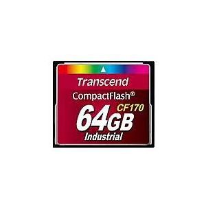 Transcend - CF170 Geheugenkaart - 64GB - Zwart
