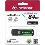 Transcend - JetFlash 810 - USB 3.0 Flash Drive - Groen - 64GB