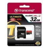 Transcend TS16GUSDHC10U1 Ultimate MicroSDHC, 16GB, FullHD, 90MB/s, UHS-I U1, Class10 600x, MLC