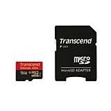 Transcend - microSDHC Ultimate 600x - Geheugenkaart - Zwart - 16 GB, U1, UHS-I