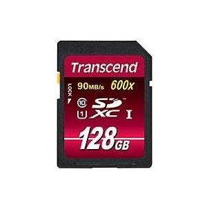 Transcend - SDXC 128GB - Geheugenkaart - Class 10 - UHS-I 600x Ultimate