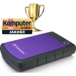 Transcend StoreJet 25H3 Paars - 2TB - External Hard drive - Purple