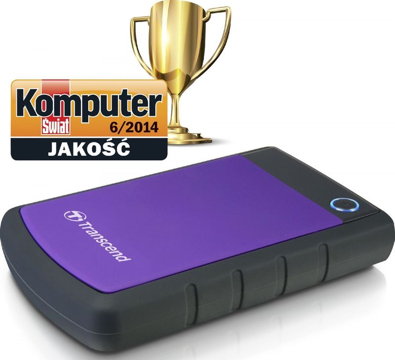 Transcend - StoreJet 25H3P - Externe Harde Schijf - Paars - 2 TB - USB 3.0