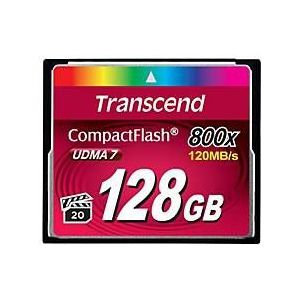 Transcend - CompactFlash 800x - 128GB - Geheugenkaart - UDMA 7